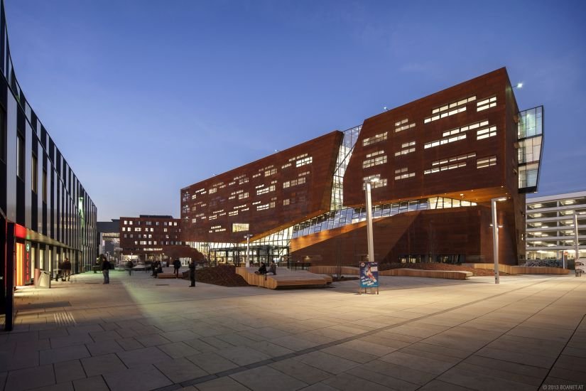 Ansicht Hörsaalzentrum Campus WU TC